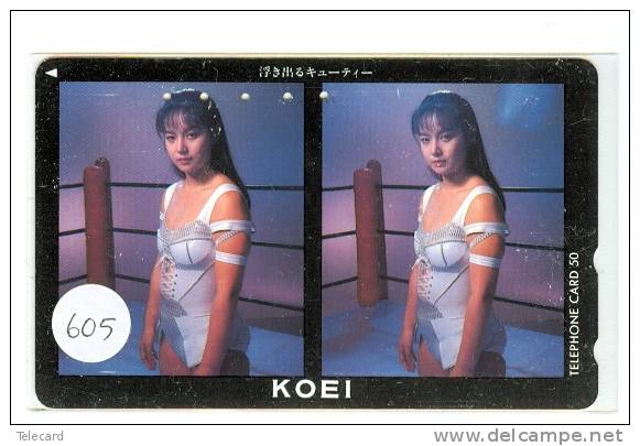 Telefonkarte Télécarte Japon EROTIQUE (605) Film Cinema Sexy Femme * EROTIC  Phonecard - EROTIK - EROTIEK - BATHCLOTHES - Mode