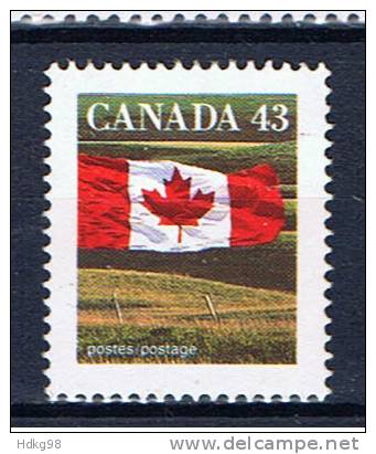 CDN+ Kanada 1992 Mi 1338 OG Flaggenmarke - Ongebruikt