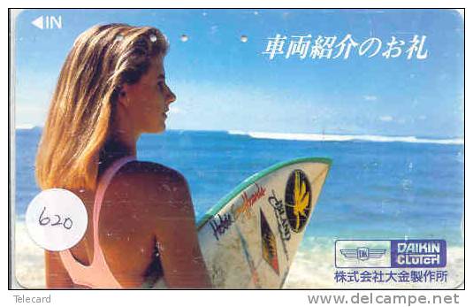 Telefonkarte Télécarte Japon EROTIQUE (620)  Sexy Femme * EROTIC  Phonecard - EROTIK - EROTIEK - BATHCLOTHES - Mode