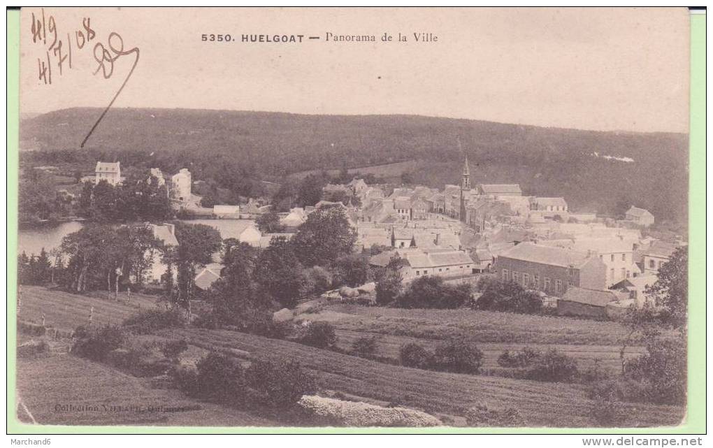 FINISTERE.HUELGOAT.PANORAMA DE LA VILLE - Huelgoat