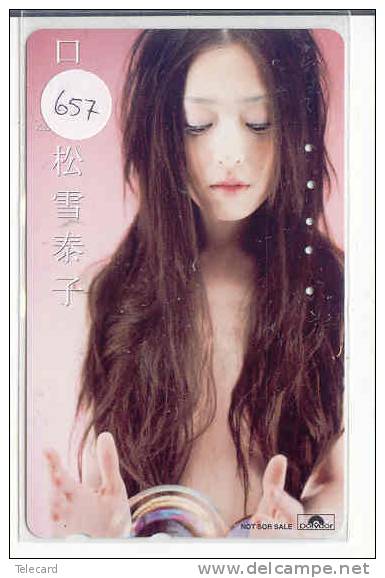 Télécarte Japan EROTIQUE (657) CINEMA FILM * *  Sexy Lingerie Femme  EROTIC Japan Phonecard - EROTIK - Fashion