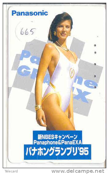 Telefonkarte Télécarte Japon EROTIQUE (665) Sexy Femme * EROTIC  Phonecard - EROTIK - EROTIEK - BATHCLOTHES - Fashion