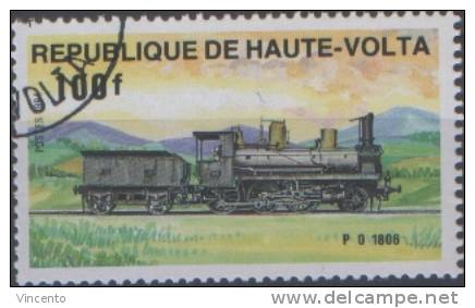 Haute Volta 1984 - Locomotive - Oblitéré - 625 - Haute-Volta (1958-1984)