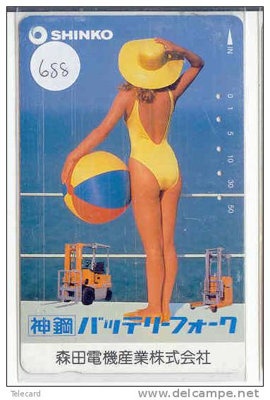 Télécarte Japan EROTIQUE (688) *  Sexy Lingerie Femme * EROTIC Phonecard  EROTIK - EROTIEK  BIKINI BATHCLOTHES - Fashion