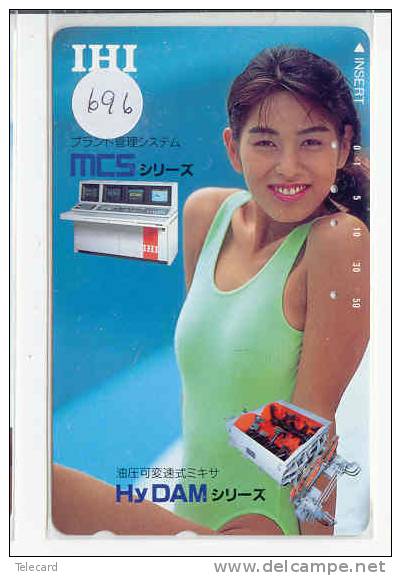 Telefonkarte Télécarte Japon EROTIQUE (696) Sexy Femme * EROTIC  Phonecard - EROTIK - EROTIEK - BATHCLOTHES - Fashion