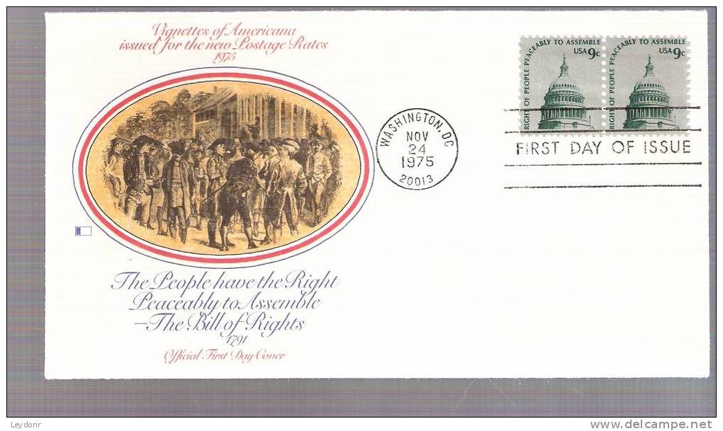 FDC United States Capitol Dome - Scott # 1591 - 1971-1980