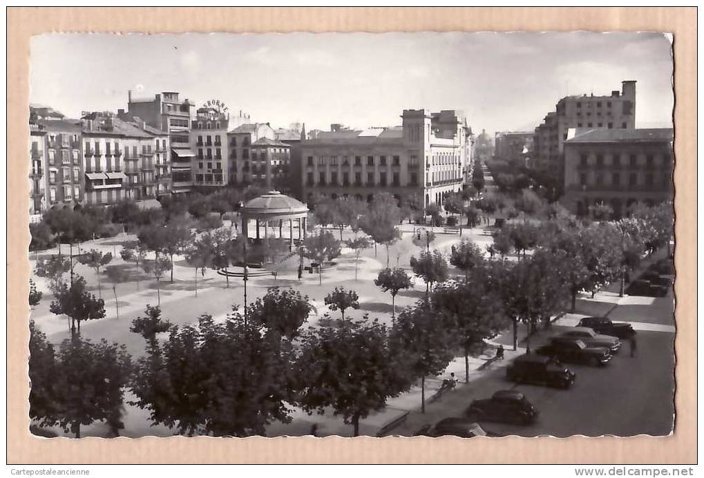 PAMPLONA PLAZA CASTILLO AVENIDA CARLOS 29.08.1962 ¤ REAL FOTO GARABELLA N°40¤ ESPAGNE SPAIN ESPANA SPANIEN ¤6631A - Navarra (Pamplona)