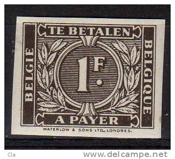 TX  54A   **  Non Dentelé - Briefmarken