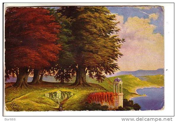 GOOD OLD ART POSTCARD - Landscape - G.Fiebiger - Paintings