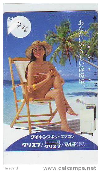 Télécarte Japan EROTIQUE (726) *  Sexy Lingerie Femme * EROTIC Phonecard  EROTIK - EROTIEK  BIKINI BATHCLOTHES - Mode