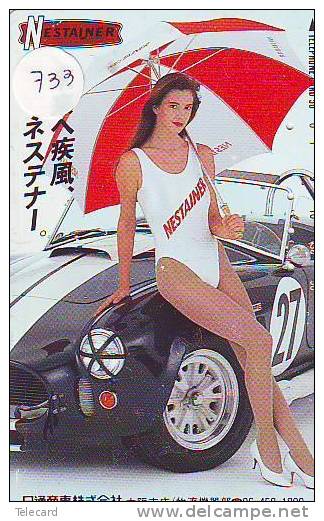 Telefonkarte Télécarte Japon EROTIQUE (733) Sexy Femme * EROTIC  Phonecard - EROTIK - EROTIEK - BATHCLOTHES - Mode