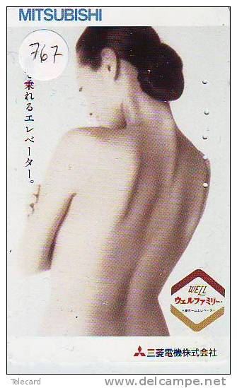 Telefonkarte Télécarte Japon EROTIQUE (767) Sexy Femme * EROTIC  Phonecard - EROTIK - EROTIEK - BATHCLOTHES - Mode