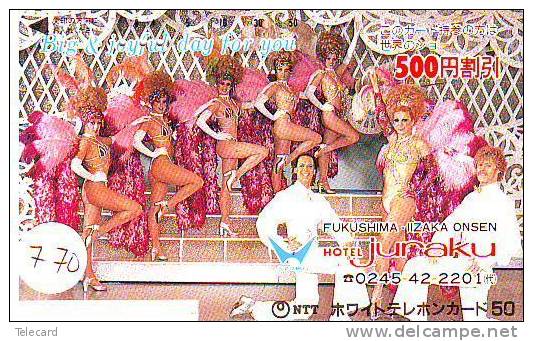 Telefonkarte Télécarte Japon EROTIQUE (770) Sexy Femme * EROTIC  Phonecard - EROTIK - EROTIEK - BATHCLOTHES - Fashion