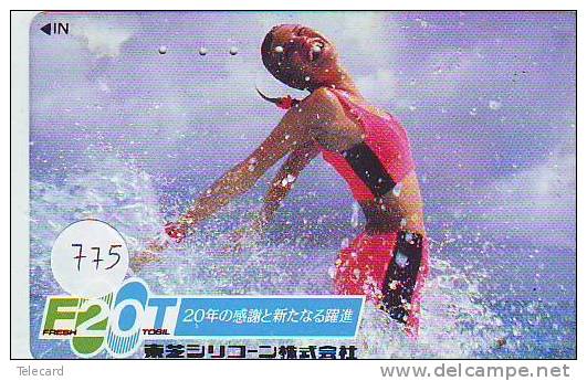 Telefonkarte Télécarte Japon EROTIQUE (775) Sexy Femme * EROTIC  Phonecard - EROTIK - EROTIEK - BATHCLOTHES - Mode