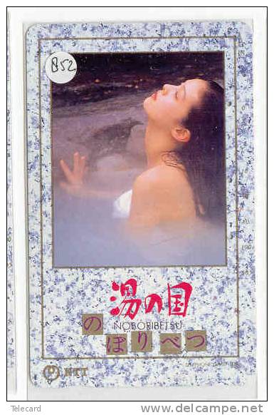 Telefonkarte Télécarte Japon EROTIQUE (852)  Sexy Femme * EROTIC  EROTIK - EROTIEK - BATHCLOTHES - Mode
