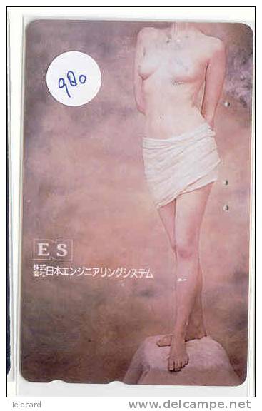 Télécarte Japan EROTIQUE (980)  Sexy Lingerie Femme * EROTIC   EROTIK - EROTIEK  BATHCLOTHES BIKINI - Mode
