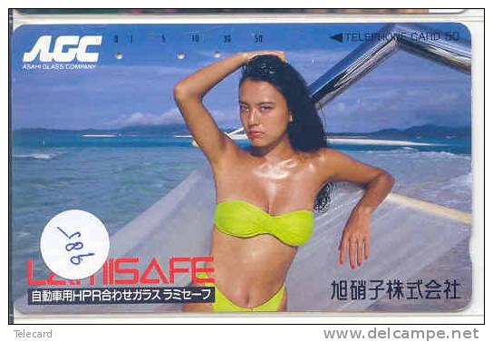 Telefonkarte Télécarte Japon EROTIQUE (985)   *  Sexy Femme * EROTIC  EROTIK - EROTIEK - BATHCLOTHES - Mode