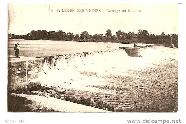 SAINT LEGER DES VIGNES   -   ** LE BARRAGE  SUR  LA  LOIRE **   -    Editeur : ?   N° 5 - Autres & Non Classés