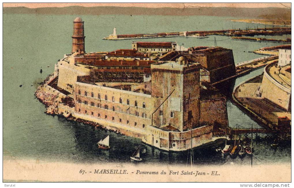 MARSEILLE - Panorama Du Fort Saint-Jean - Quartiers Sud, Mazargues, Bonneveine, Pointe Rouge, Calanques