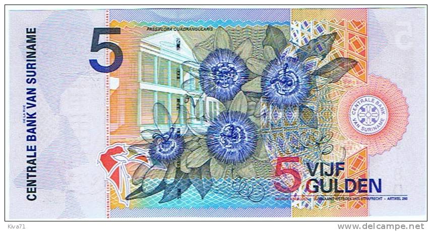 5 GULDEN "SURINAME"  1er Janvier 2000  Bl 75 - Surinam