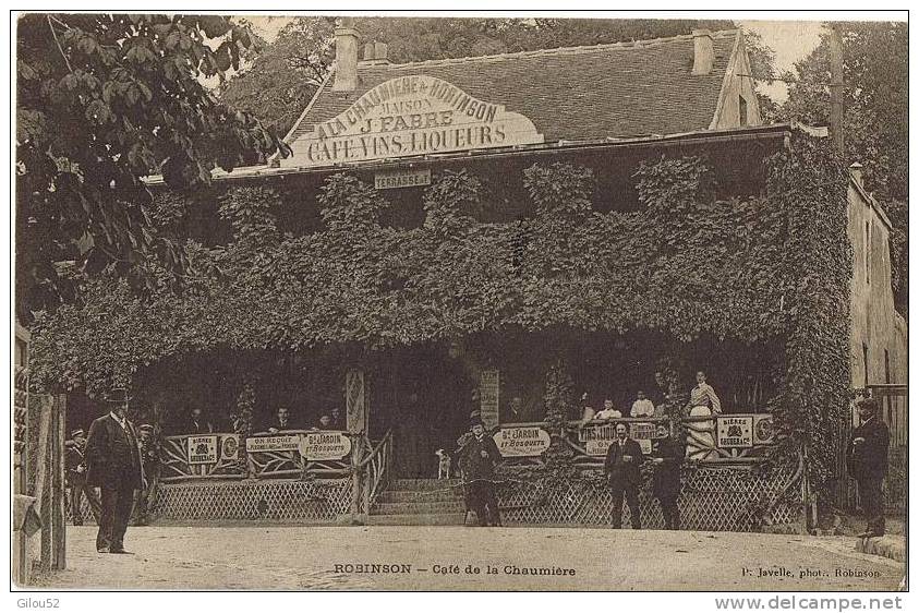 92 -- Robinson --Café De La Chaumière  (J.Fabre) 1905 --- - Le Plessis Robinson