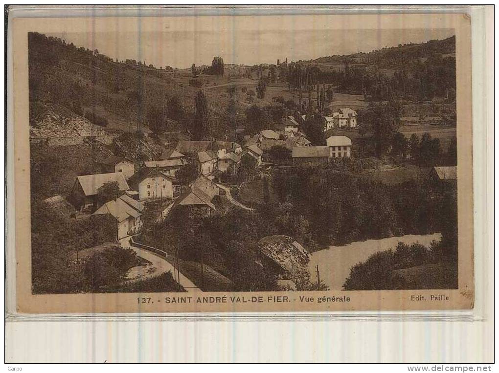 SAINT-ANDRÉ-VAL-DE-FIER. - Vue Générale. - Autres & Non Classés