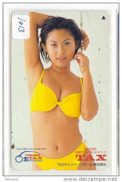 Télécarte Japan EROTIQUE (1013)  Sexy Lingerie Femme * EROTIC Phonecard  EROTIK - EROTIEK  BIKINI BATHCLOTHES - Mode