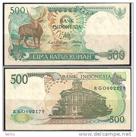 INDONESIA  - 1988 - Billet De 500 Rupiah -  Circule - Indonesien
