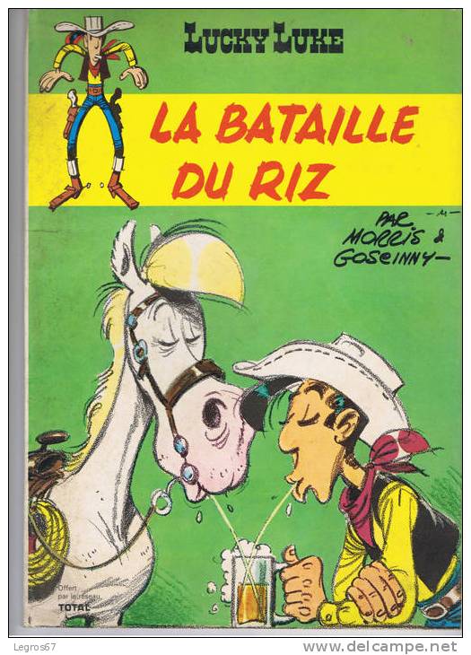 LUCKY LUKE LA BATAILLE DU RIZ édité Pour TOTAL  En 1972 - Autres & Non Classés