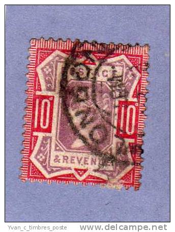 GRANDE BRETAGNE TIMBRE OBLITERES N° 102 REINE VICTORIA - Gebraucht