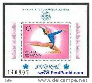 ROMANIA 1976 OLIMPIADI MONTREAL BF GINNASTICA  MNH - Summer 1976: Montreal