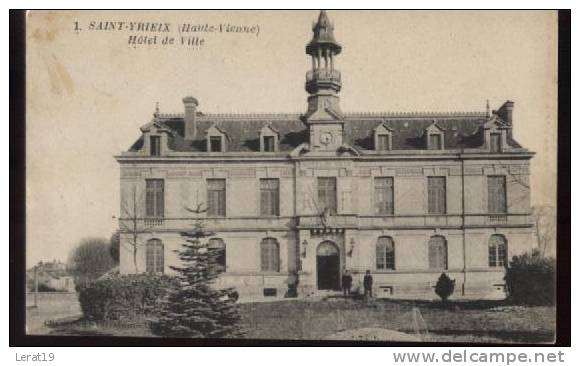 SAINT YRIEIX....HOTEL DE VILLE..........ECRITE...........‹(•¿•)› - Saint Yrieix La Perche