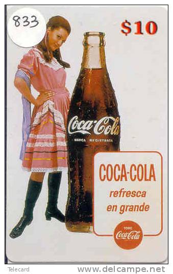 COCA-COLA  Sur Telecarte (833) - Otros & Sin Clasificación