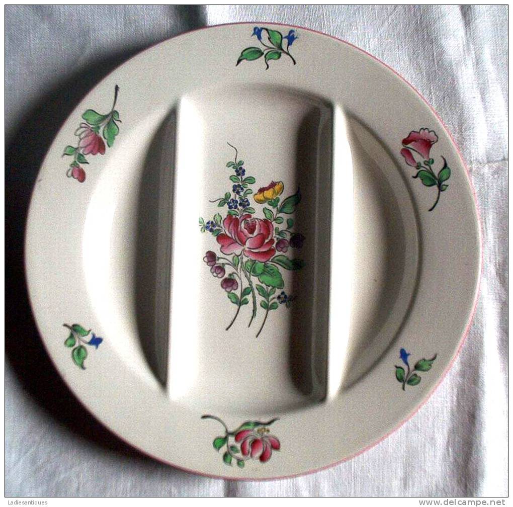 K § G Luneville China - Assiettes - Plates - Borden - AS 1978 - Lunéville (FRA)