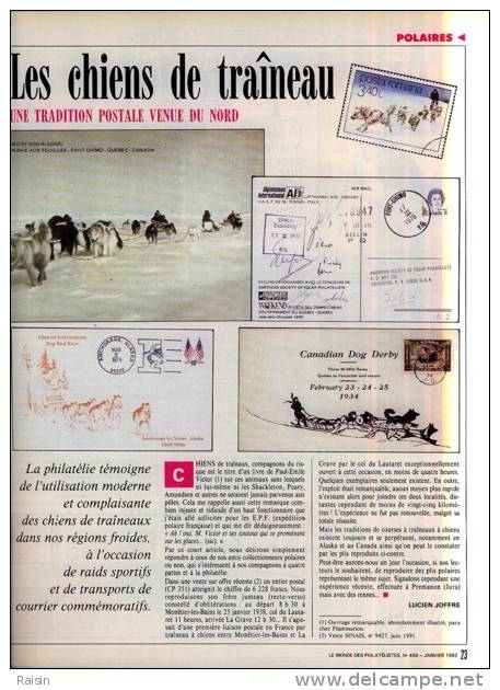 Le Monde Des Philatélistes N°459 Janv.1992 Les Français Sur Timbres étrangers L´Année Du Singe Iris Et Pétain TBE - Français (àpd. 1941)