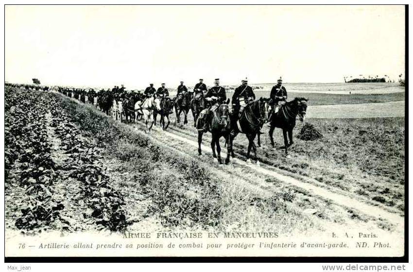 ARMEE FRANCAISE EN MANOEUVRE Artillerie Allant Prendre Sa Position... - Manovre