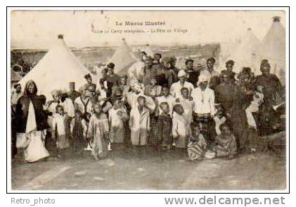 Maroc, Visite Au Camp Sénégalais, La Fête Au Village - Autres & Non Classés