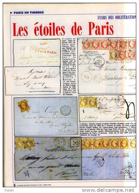 Le Monde Philatélistes N°461 Mars1992 PARIS en Timbres UNESCO Expéditions Afrique du Sud en Antarctique TBE