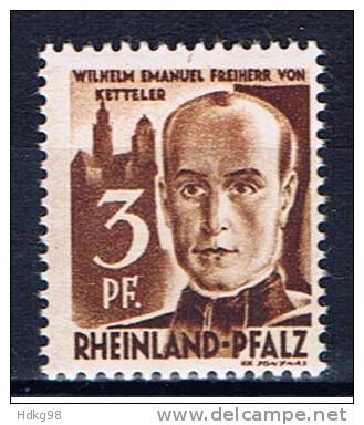 D+ Rheinland-Pfalz 1947 Mi 2** Von Ketteler - Rijnland-Palts