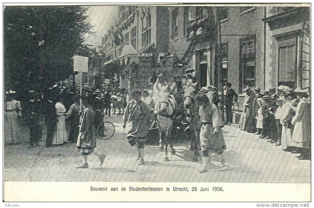 Utrecht - Souvenir Aan De Studentenfeesten 26 Juni 1906 - Utrecht