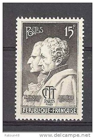 Arago Et Ampère -neuf(s)** - N°845  -  France - 1949 - Neufs