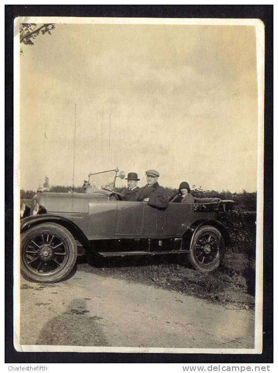 SUPERBE VIEILLE PHOTO 1925 " VOITURE FIAT " 11.3 X 8.5 Cm - Coches