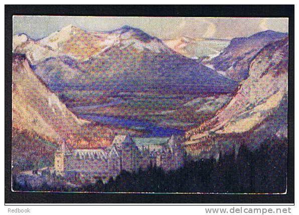 Early Postcard Banff Springs Hotel Alberta Roackies Canada - Ref 253 - Banff