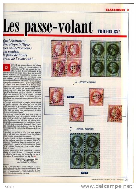 Le Monde Des Philatélistes N°450 Mars1991 L´Ordre De MALTE Guerre Du GOLFE La CHEVRE  ILE-de FRANCE ARCTIQUE TBE - French (from 1941)