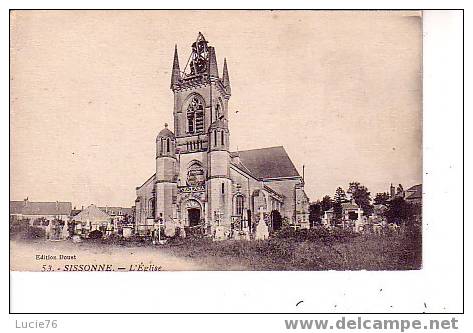 SISSONNE -  N° 53  -   L´église - Sissonne