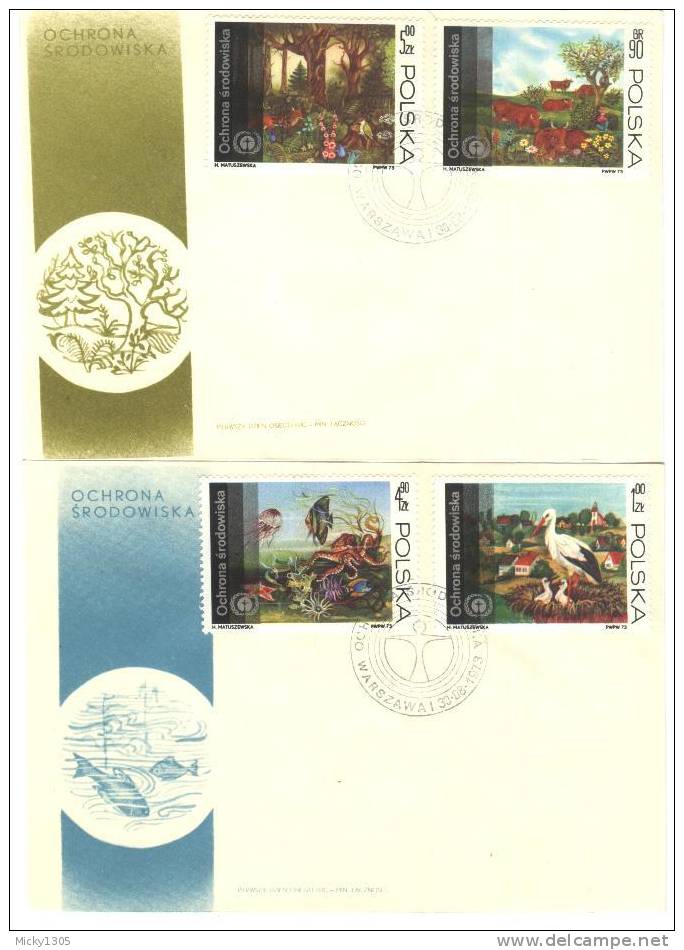 Polen / FDC - Mi-Nr 2265/2272 (P105) - FDC