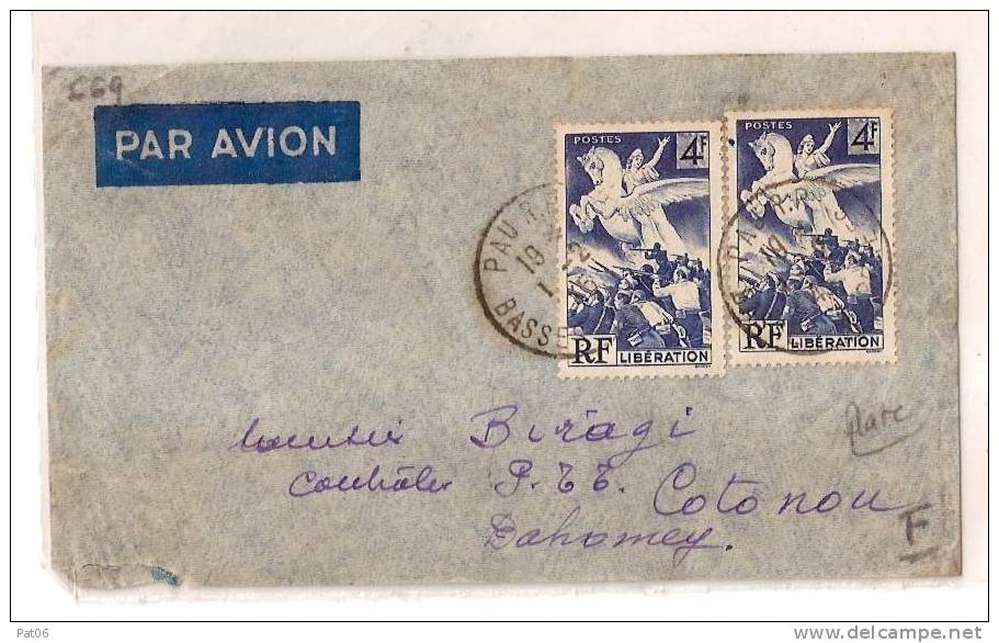 FRANCE  / DAHOMEY - 1927-1959 Cartas & Documentos