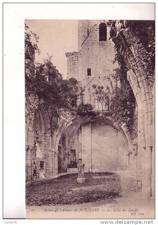 JUMIEGES  -   Abbaye  Ruines - La Salle Des Gardes  - N° 10 - Jumieges