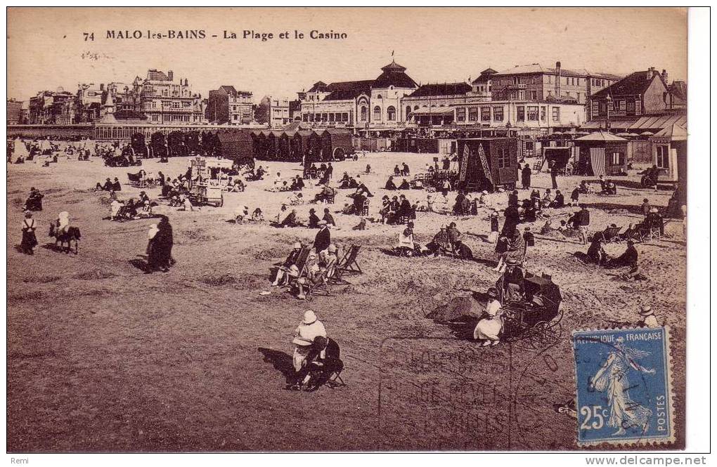 59 MALO Les BAINS La Plage Et Le Casino - Malo Les Bains