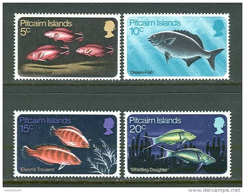 Pitcairn Islands   Fishes  Set  SC# 114-17  MNH** - Pitcairn Islands